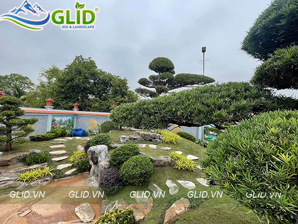 thi công Sân Vườn Hải Dương